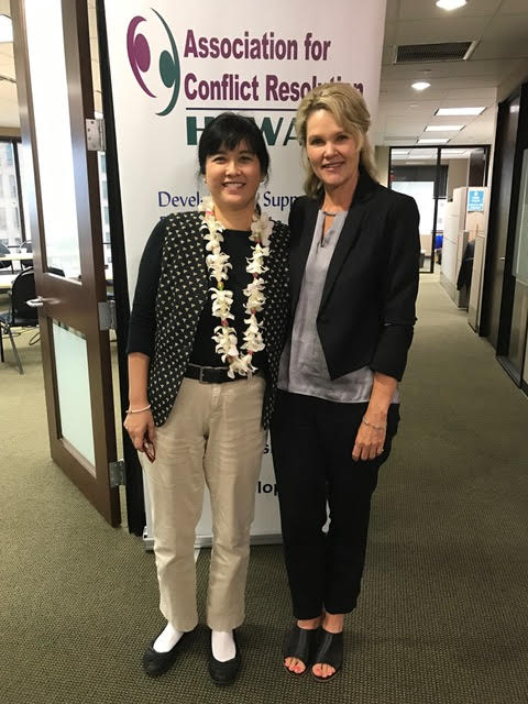 Lisa Jacobs with Nicola Hartfield